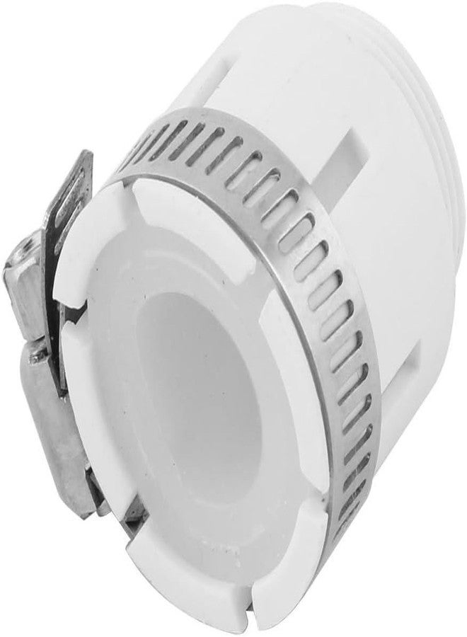 SHOPECOM محول صنبور دش من SHOPECOM، محول صنبور مياه منزلي للمطبخ، موصل فلتر صنبور لحوض غسيل الحمام المنزلي، وصلة صنبور مطبخ مرنة مضادة للرذاذ (قطعتان) - Image 2